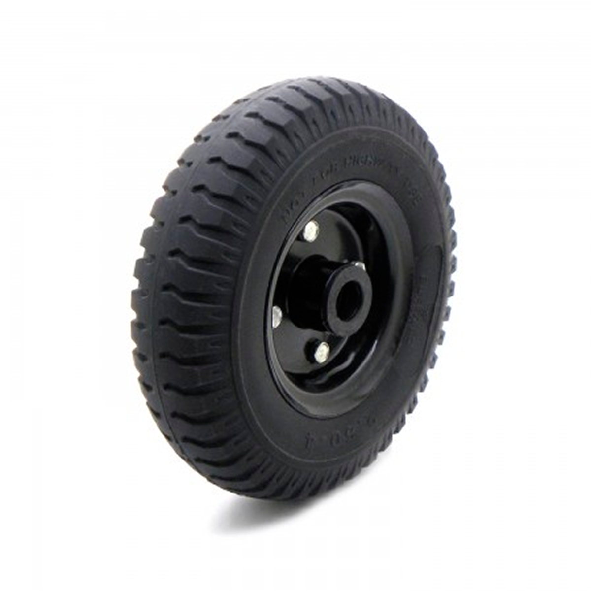 RODA COMPLETA BUFFALO PU 2,50 R4 METAL PRETO 7/8
