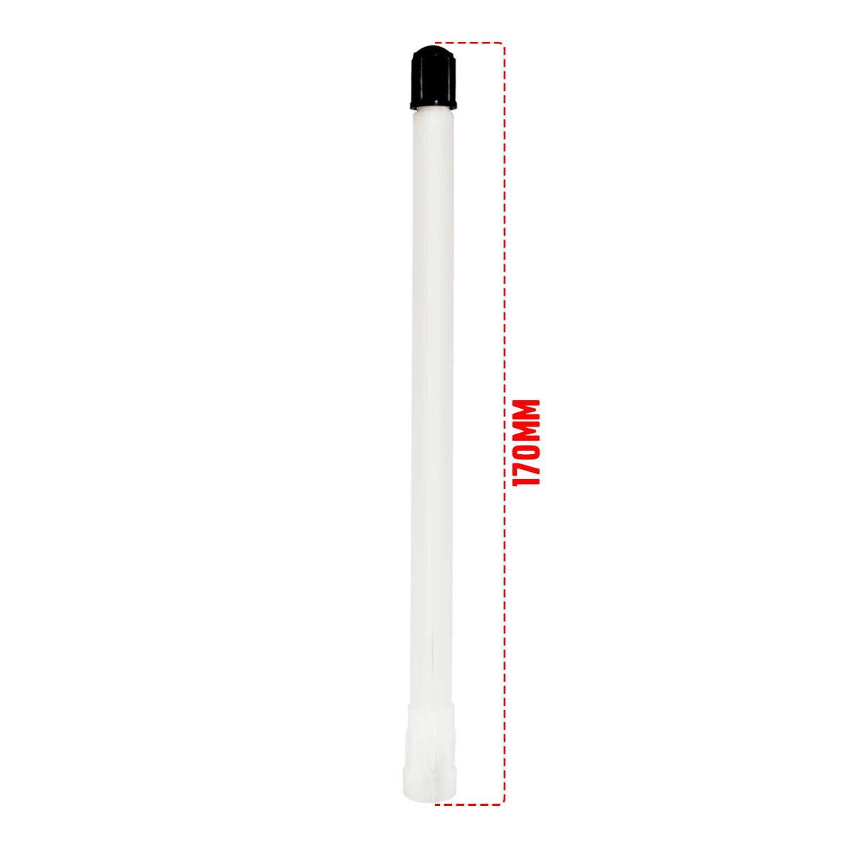 EXTENSAO RIGIDA PLASTICA 170MM BRANCA - ROTTA