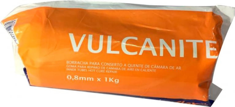 BORRACHA VULCANITE DE  0,8MM VULCAFLEX - 1KG
