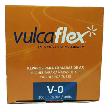 REMENDO VULCAFLEX A FRIO 30MM V-0 100 PEÇAS + COLA CIMENTO BRANCA FV-1 LATA 362G VULCAFLEX
