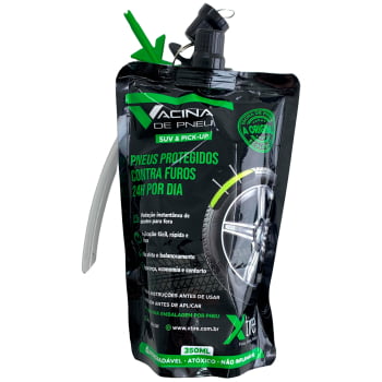 VACINA DE PNEU AUTO PICKUP/SUV POUCH - 300ML