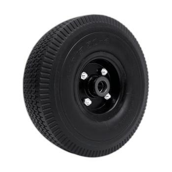 RODA COMPLETA BUFFALO PU 3.50 R4 METAL PRETO 7/8