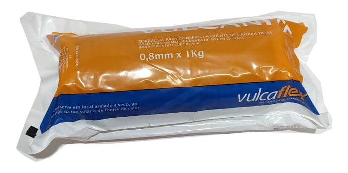 BORRACHA VULCANITE 0,8MM VULCAFLEX 1- KG