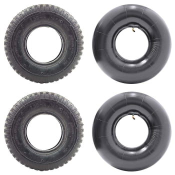 KIT 2 PNEU 2.50-4 2PR + 2 CÂMARA DE AR 2.50-4 BOARTYRE