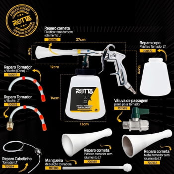 REPARO TORNADOR ROLAMENTO LT BLACK ROTTA