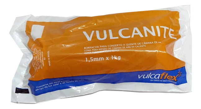 BORRACHA VULCANITE 1,5MM 1 KG - VULCAFLEX