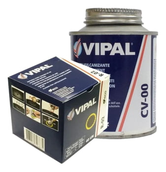 KIT 1 CAIXA R-02 50 MM+ COLA BRANCA CV-00 163G (VIPAL)