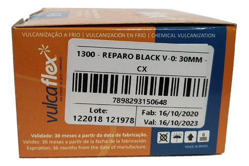 REMENDO V-0 - CAIXA C/100UN - VULCAFLEX